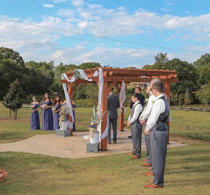 Outdoor wedding